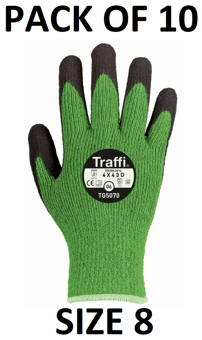 picture of TraffiGlove TG5070 Thermic 5 Anti Cut Gloves - Size 8 - Pack of 10 - TS-TG5070-8X10 - (AMZPK2)