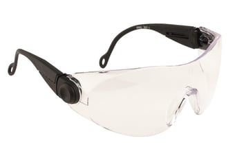 picture of Portwest - Contoured Clear Safety Spectacle - [PW-PW31CLR] - (DISC-R)