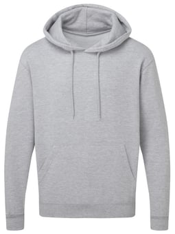 picture of SG Men's Light Oxford Grey Hoodie with Simple Kangaroo Pocket - BT-SG27-LHOX - (DISC-R)