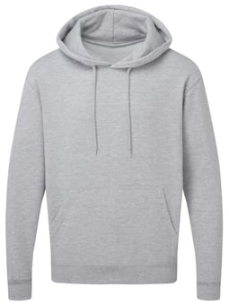 Picture of SG Men's Light Oxford Grey Hoodie with Simple Kangaroo Pocket - BT-SG27-LHOX - (DISC-R)