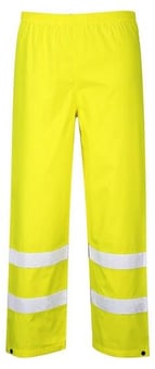 Picture of Portwest S480 Hi Vis Traffic Yellow Trousers - PW-S480YER