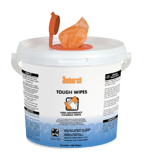 picture of Ambersil - Tough Wipes - 100 Wipes - [AB-30767]