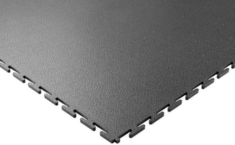 picture of PVC Link-Tile Anti-Slip Mat - Grey - 500mm x 500mm - [WWM-11200-05005007-GRNA] - (LP)