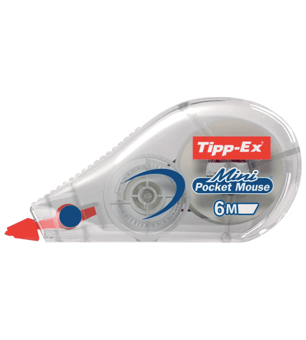 picture of Tipp-Ex Correction Tape Roller Mini Pocket Mouse - 5 mm x 6 m - White - [VK-89209]