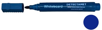 picture of Detectable Whiteboard Marker Pen - Blue Bullet Tip - Single - [DT-145-A06-P01-A07]