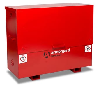 picture of ArmorGard - FlamBank FBC5 - Hazardous & Flammable Materials Chest - Internal Dimensions 1500mm x 605mm x 1185mm - 110L Sump Capacity - [AG-FBC5] - (LP)