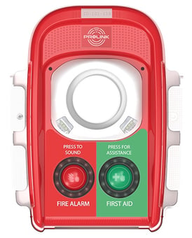 picture of Howler ProLink Push Button Fire Alarm and First Aid with Siren - [HWL-HO7/PL]