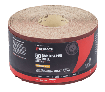 Picture of Abracs General Purpose Sandpaper Roll - 115mm x 50m - 180g - [ABR-ABS11550180]