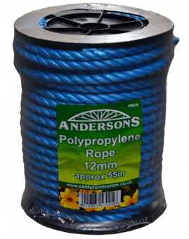 picture of 12mm x 55m Blue Polypropylene Rope Reel - CTRN-CI-PR019