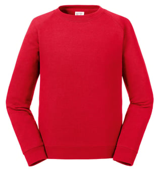 picture of Russell Schoolgear Children's Authentic Raglan Sweat - Classic Red - BT-R271B-CRE