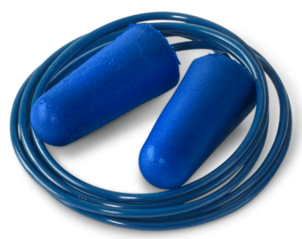Picture of QED Corded Detectable Ear Plugs Blue SNR 39 Pack of 200 Pairs - [BE-QED301CD]