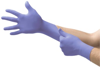 picture of Ansell Microflex 93-843 Disposable Food Safe Gloves - Pack of 100 - AN-93-843