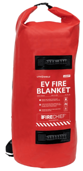 picture of Firechief LithShield Light EV Fire Blanket - 6 x 8m with Red Backpack - FEVBL608 - [HS-104-1088] - (LP)