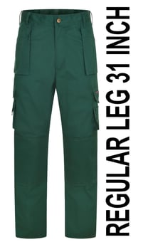 picture of Uneek - Unisex Super Pro Trouser Regular - 31” Inside Leg - 330g - Bottle Green - UN-UC906R-BGR
