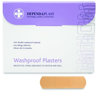 Picture of Dependaplast - Washproof Plasters - 7.5cm x 2.5cm - Box of 100 - [RL-534]