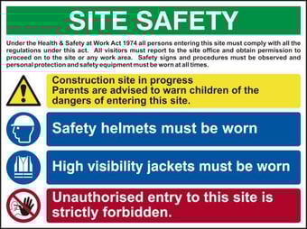 Picture of Spectrum Site Safety Composite - RPVC 800 x 600mm - SCXO-CI-12405
