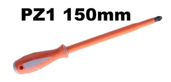 picture of Boddingtons - Premium Insulated Screwdriver - 150mm Blade - PZ1 - Pozidrive - [BD-114101]