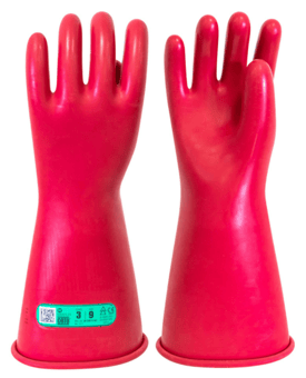 Picture of CATU CG-3 Insulating Latex Dielectric Safety Electrician's Gloves - 26,500V - Class 3 - 360mm - BD-CG-3 - (DISC-R)