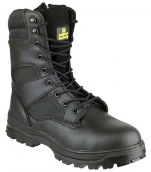 picture of Amblers Combat Style Safety Black Boots S3 SRC - FS-21396-34269