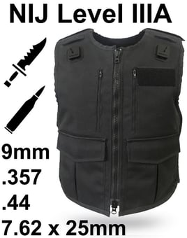 picture of Community Support Body Armour CS103 - NIJ Level IIIA - Stab and Bullet Protection - Black - VE-CS103-NIJ3A-BK