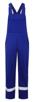 picture of Portwest FR418 - Bizflame Work+ FR Bib and Brace - Royal Blue - PW-FR418RBR
