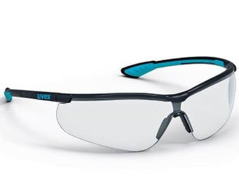 picture of UVEX - Sportstyle Anti-Fog Anti-Scratch Safety Clear Spectacles - [TU-9193-376]