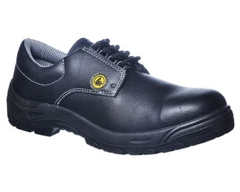 Picture of Portwest Compositelite ESD Laced S2 - SRC Safety Black Shoe - PW-FC01BKR