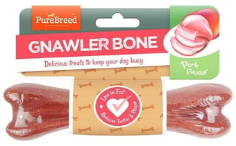 picture of Pure Breed Pork Flavour Gnawler Dog Bone - [PD-O316875]