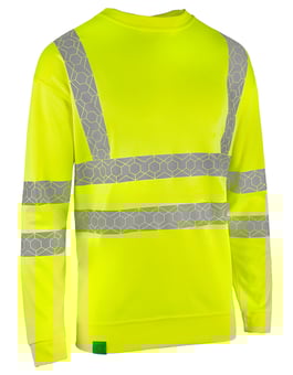 picture of Beeswift Envirowear Hi-Vis Recyclable Sweatshirt - Saturn Yellow - BE-EWCSSSY