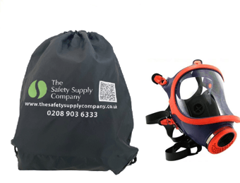 Picture of The Safety Supply Company Complete Asbestos PPE Kit - In Handy Drawstring Bag - [IH-ASB-KIT]