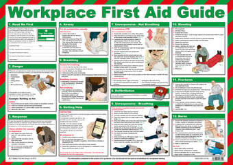 picture of Workplace First Aid Guide Poster - 590 x 420Hmm - [SA-A600]