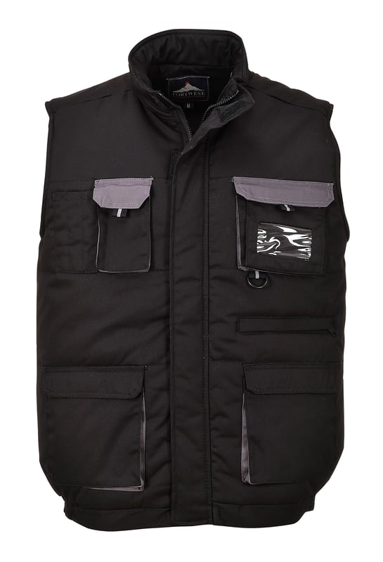 Portwest - Texo Contrast Bodywarmer - Size XXL - [PW-TX13GRR] - (DISC-W)