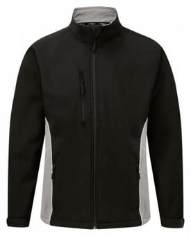 Picture of Silverstone Black/Graphite Softshell Jacket - 320gm - ON-4280-50-BLK/GRPH