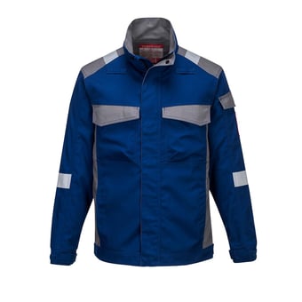 Picture of Portwest - Royal Blue Bizflame Ultra Two Tone Jacket - PW-FR08RBR