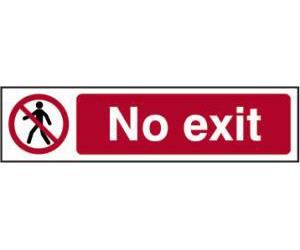 Picture of Spectrum No Exit - PVC 200 x 50mm - SCXO-CI-5053