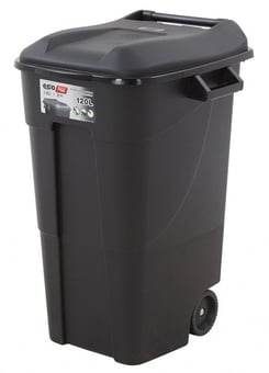 Picture of Tayg 120L - Wheelie Bin - 886h x 568w x 600d mm - Black Lid - [BDU-TYGWB120] - (LP)