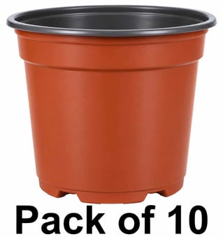 picture of Garland Professional Plastic Plant Growing Pots 10.5cm - Pack of 10 - [GRL-W0104]