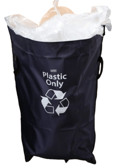picture of Fentex Tidy Sack "Plastic Only" - Blue Vinyl - [FN-TSPO/BL]