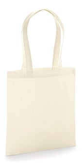 picture of Westford Mill Organic Premium Cotton Tote - Natural White - [BT-W261-NAT]