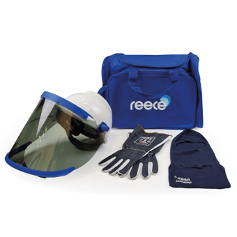 picture of Reece Arc Flash PPE Face and Hands Kit - 26cal/cm2 Overall Rating - [RS-KITELE9-26] - (LP)