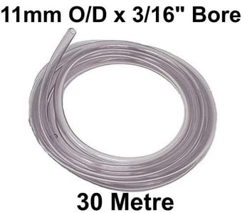 picture of Un-Reinforced PVC Hose - 11mm O/D x 30m - [HP-CP5/11]