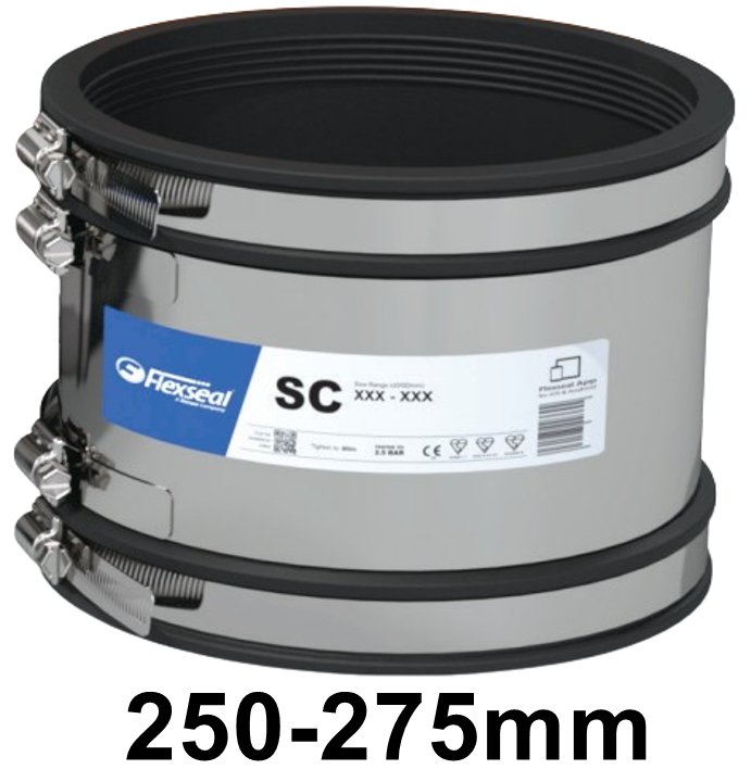 Fernco Shear Banded Coupling - Size 250-275mm - [FRN-SC275]