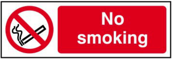 Picture of Spectrum No Smoking Sign - RPVC 600 x 200mm - SCXO-CI-11805