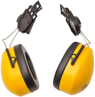 picture of Portwest - Yellow Clip-on Ear Protector - SNR 26 dB - [PW-PW42YER]