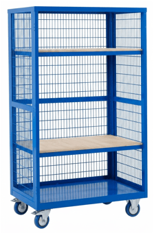 Picture of QMP Boxwell Trolley Without Doors - Dark Blue - Plywood - 1955H x 900W x 600D - [QM-XW199060PBXX] - (LP)