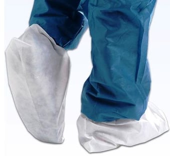 picture of Tyvek POS0 White Disposable Overshoe - One Pair - White - [BG-TPR950]