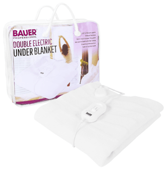 picture of Bauer Electric Under Blanket Double 107 x 120cm - [BNR-39060]