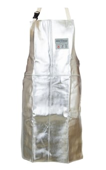 picture of Aluminized Molten Metals - Heat Resistance Safety Apron - [GRF-GW7100ACSC5]