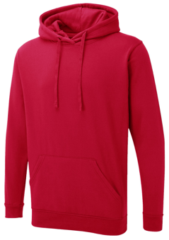 picture of Uneek UX4 The UX Hoodie - Red - UN-UXX04-RD