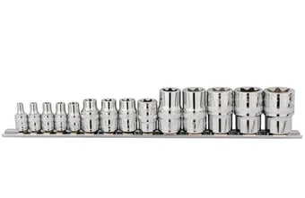 Picture of Draper - Sq. Dr. Draper TX-STAR Socket Set - 14 Pieces - [DO-34415]